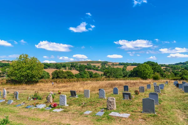 Церковь Moretonhampstead Мирное Кладбище Сент Эндрюс Дартмур Девон Англия Великобритания — стоковое фото