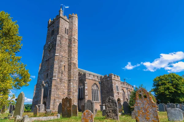 Moretonhampstead Εκκλησία Του Αγίου Ανδρέα Dartmoor Devon Αγγλία Ηνωμένο Βασίλειο — Φωτογραφία Αρχείου