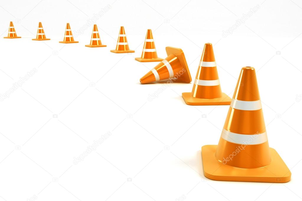 Under Construction Cone Stock Photo by 12456194