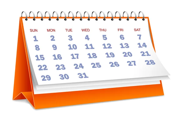 Kalender — Stockvector