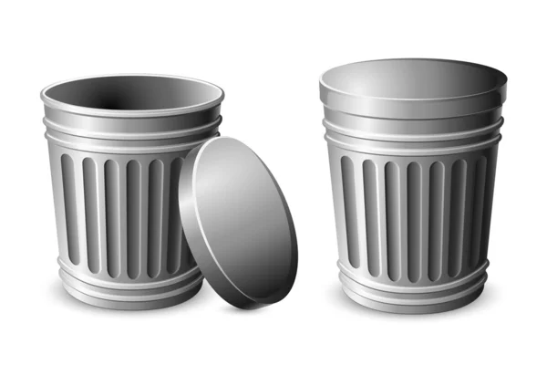 Trash Can — Stock Vector