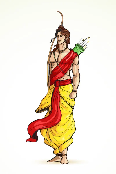Seigneur Laxman frère de Rama — Image vectorielle
