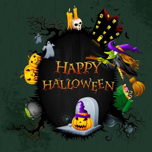 Halloween pozadí — Stockový vektor