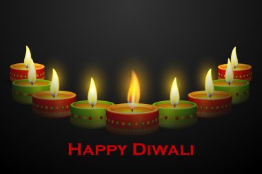 Diwali diya dekorasyon