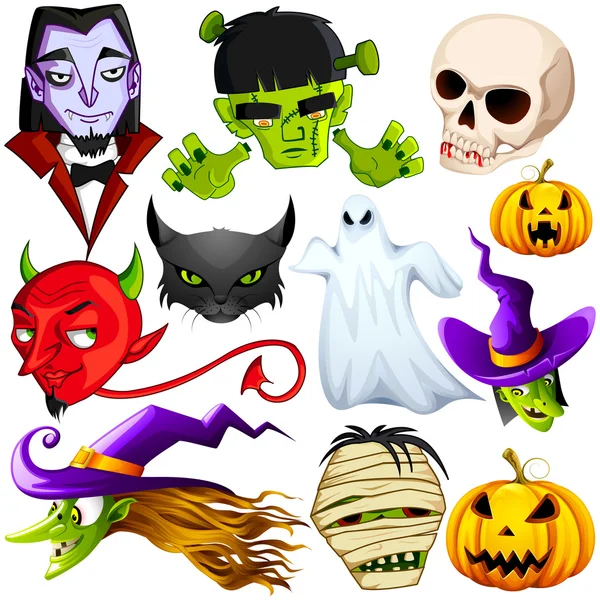 Karakter Halloween - Stok Vektor
