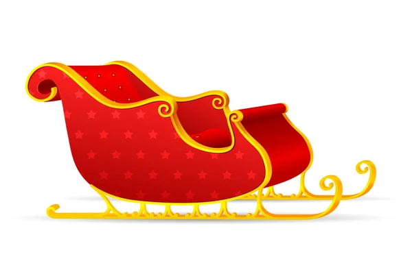 Santa Sledge — Vetor de Stock