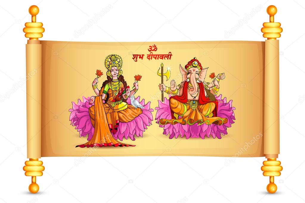 Lakshmi and Ganesh