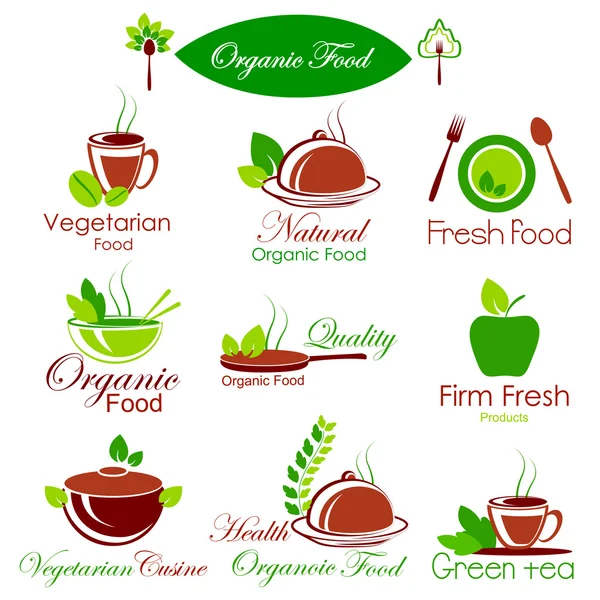 Organic Food — Stock Vector