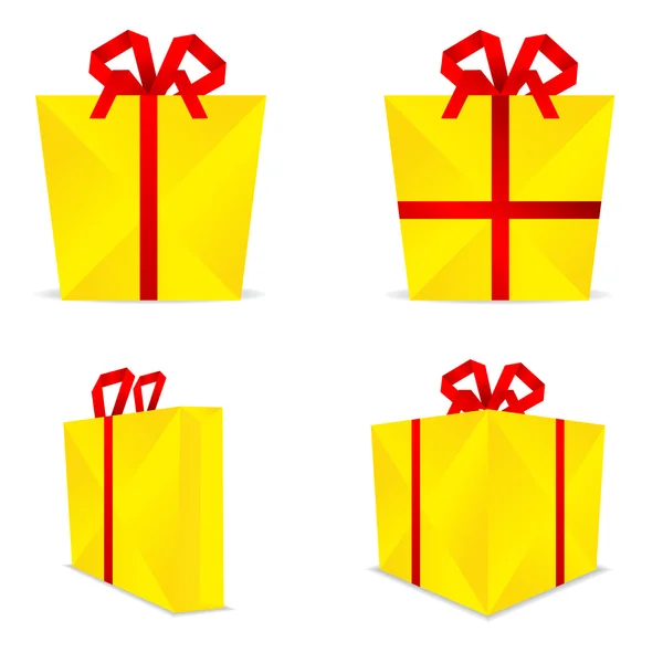 Cadeau Origami — Image vectorielle