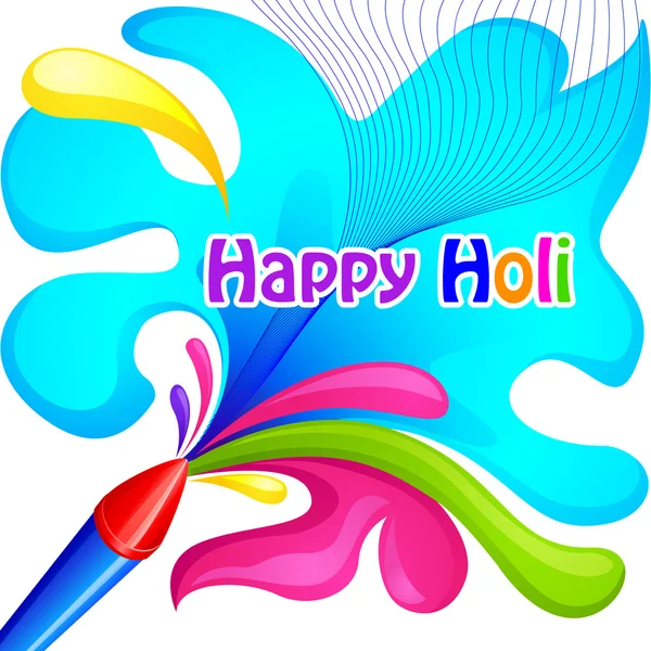 Holi Celebration — Stock Vector