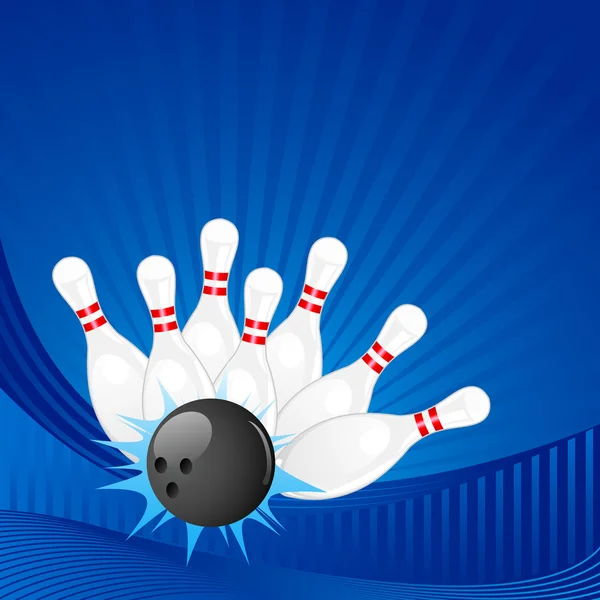 Spilla da bowling — Vettoriale Stock