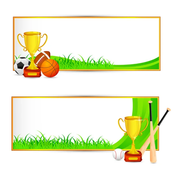 Sport banner — Stockvector