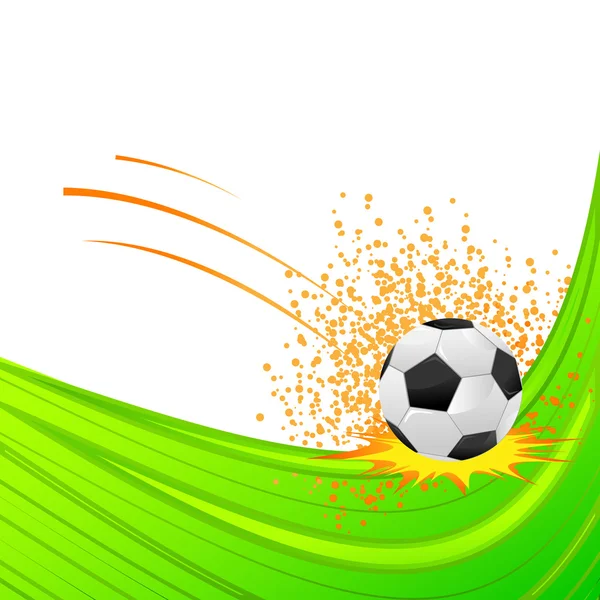 Balle de football — Image vectorielle