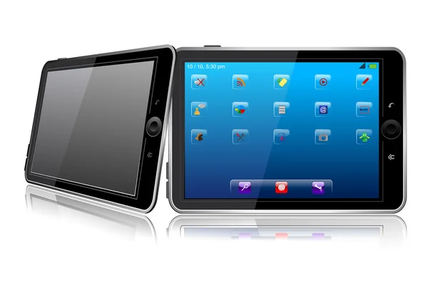 Tablet toque — Vetor de Stock