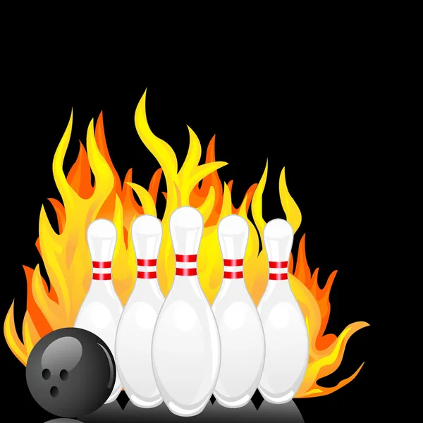 Bowling stift — Stock vektor