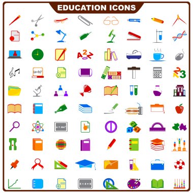 renkli eğitim simgesi