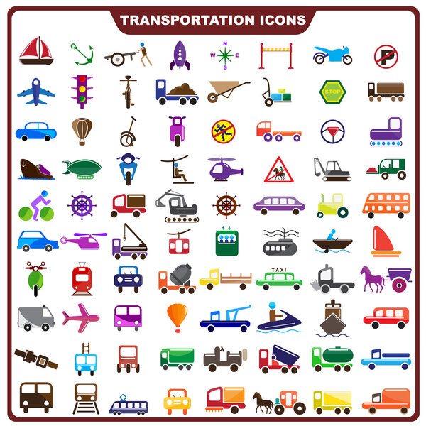 Икона "Красочный транспорт"
