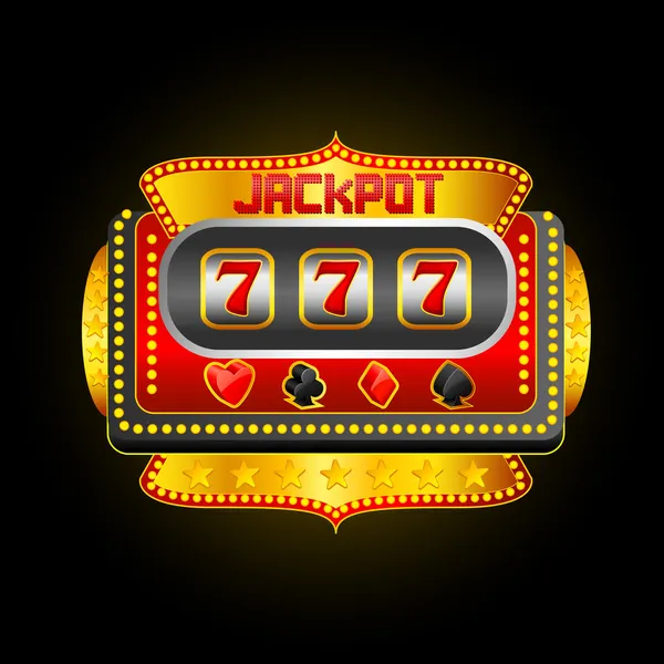 Casino slot makinesi — Stok Vektör