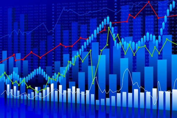 Grafico di sfondo aziendale — Vettoriale Stock