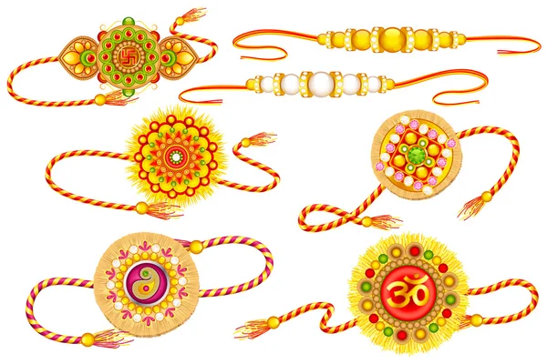 Rakhi décoré — Image vectorielle