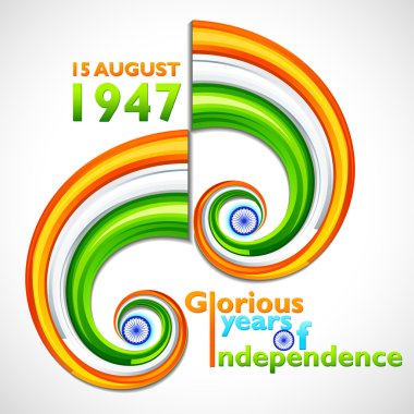 Independence day of India clipart