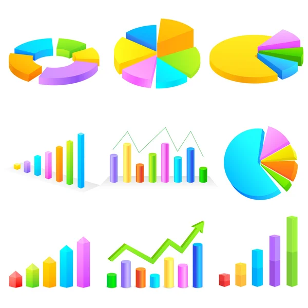 Gráfico de negocios — Vector de stock