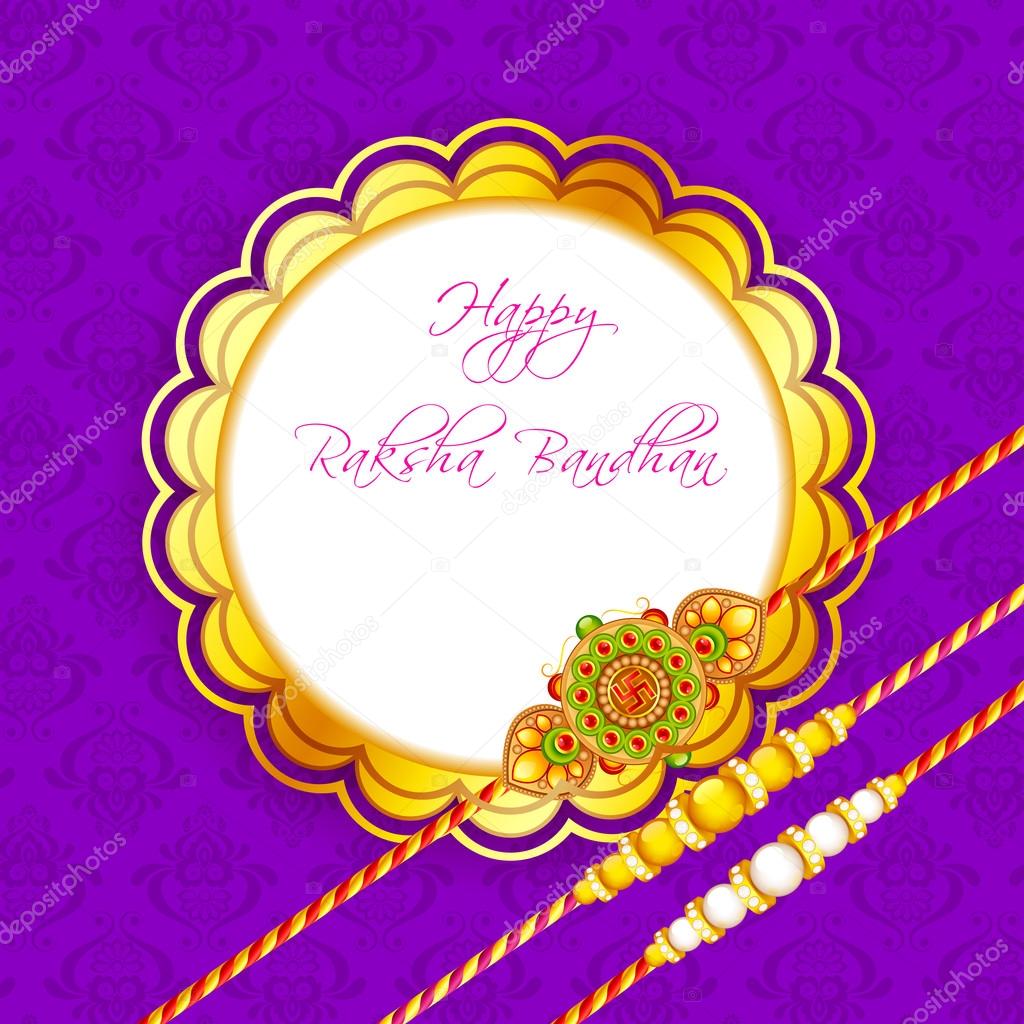 Decorated Rakhi for Raksha Bandhan