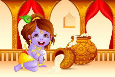 makhaan janmashtami içinde hırsızlık Krişna