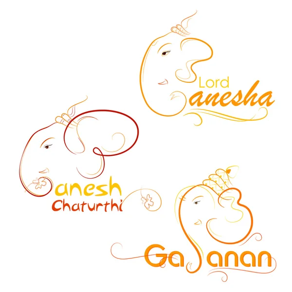 Seigneur ganesha — Image vectorielle