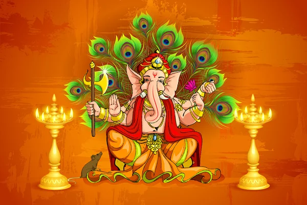 Lord Ganesha — Vettoriale Stock