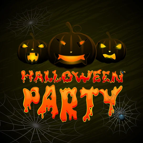 Halloween Party — Stock Vector