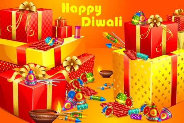 Regalo Diwali — Vector de stock