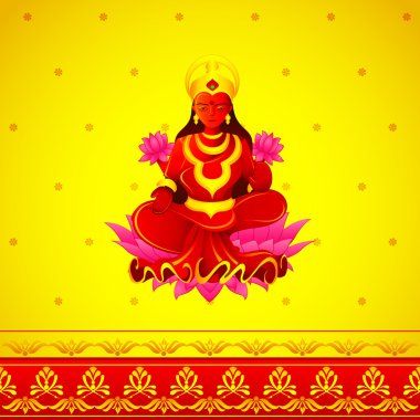 Tanrıça lakshmi diwali içinde