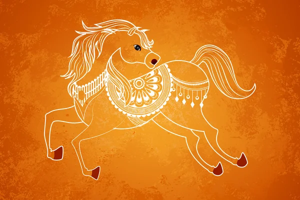Año del caballo — Archivo Imágenes Vectoriales