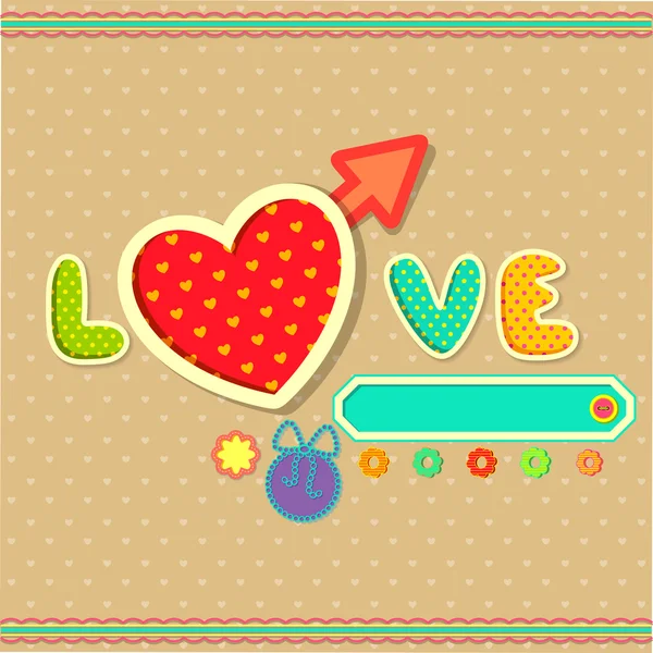 Love Background — Stock Vector