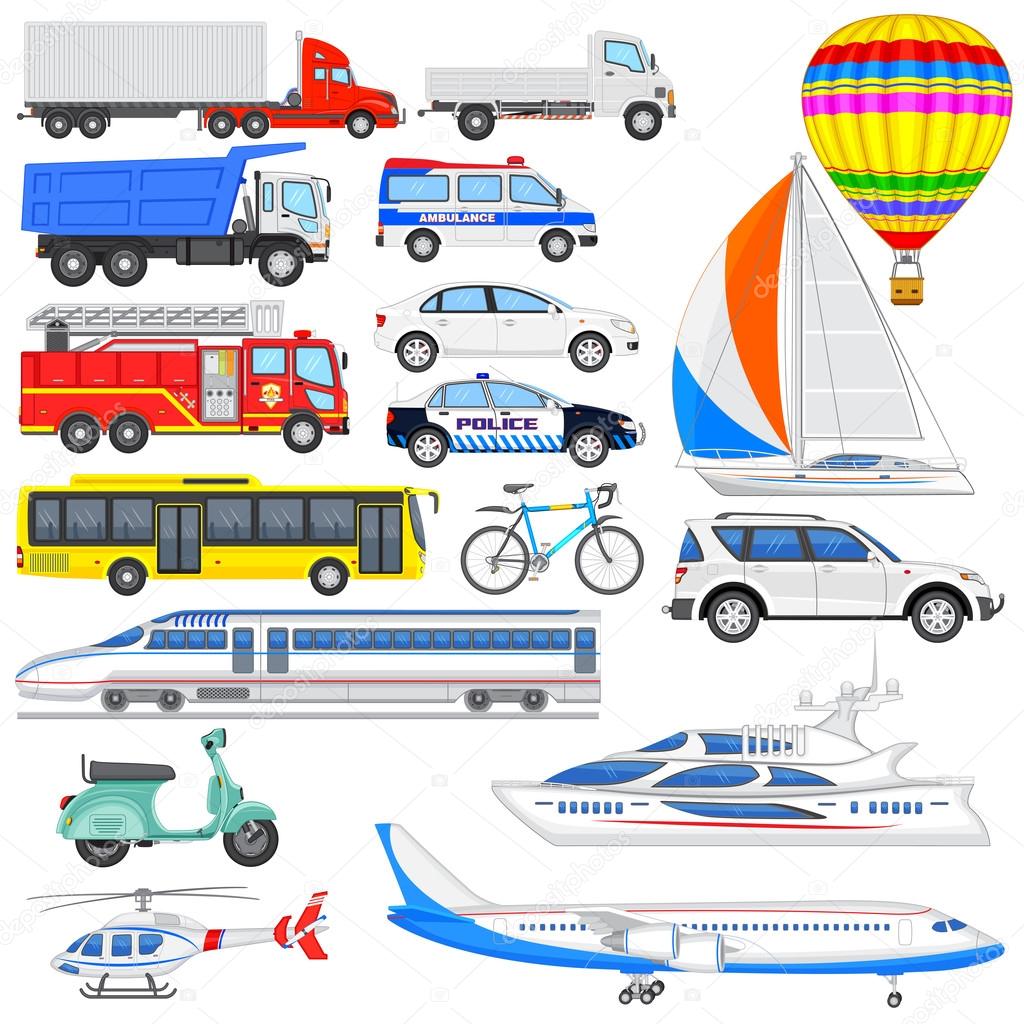 770 ilustraciones de stock de Medios transporte | Depositphotos®