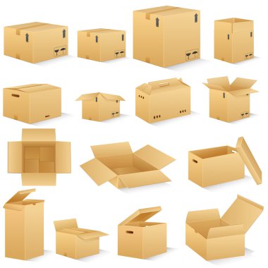 Carton Box clipart