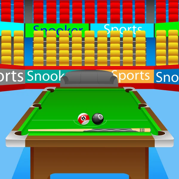 Tavolo snooker — Vettoriale Stock