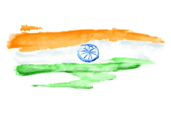 Indiska flagg — Stock vektor