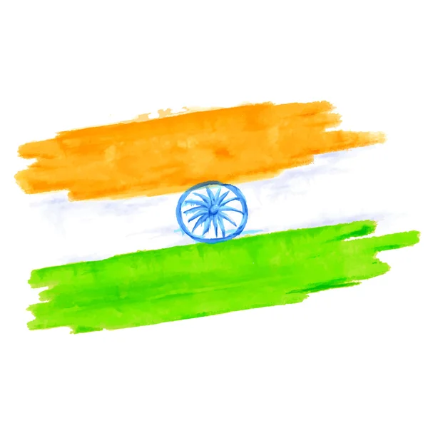 Drapeau indien — Image vectorielle