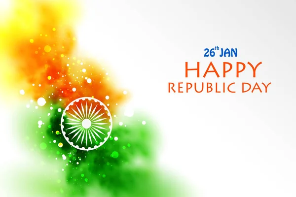 26 January Happy Republic Day of India background — Stock Vector