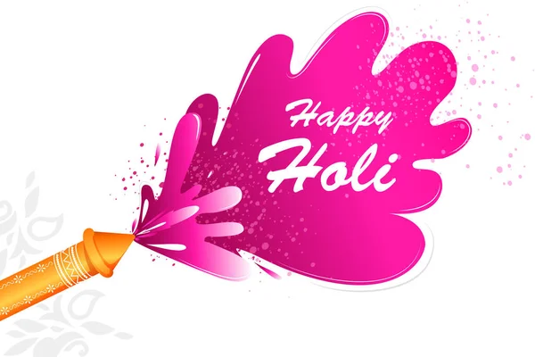 Festival de la India de Color Fondo Holi feliz — Archivo Imágenes Vectoriales