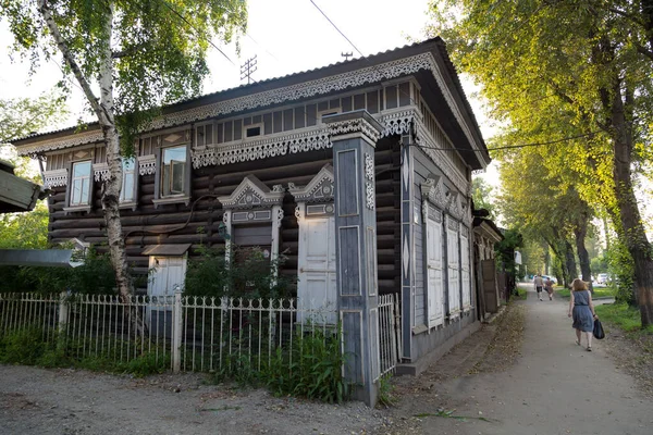 Irkutsk Ryssland Juli 2021 Gammalt Övergivet Hus Olämpligt För Boende — Stockfoto