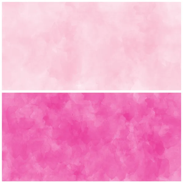 Conjunto de rosa Abstracto fondo acuarela — Foto de Stock