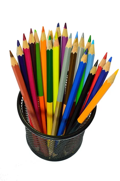 各种彩色铅笔 — 图库照片