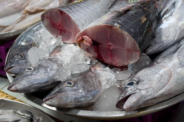 Fresh fish at the market — Stock Photo, Image