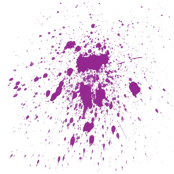 Spruzzi di acquerello viola — Foto Stock