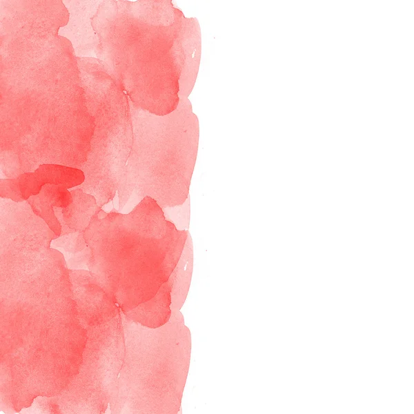 Red-white watercolor background — Stock Photo, Image