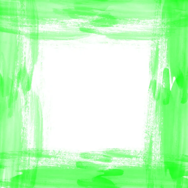 Akvarel zázemí zeleno bílé — Stock fotografie