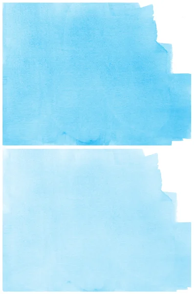 Instellen van Blue Abstract aquarel achtergrond — Stockfoto